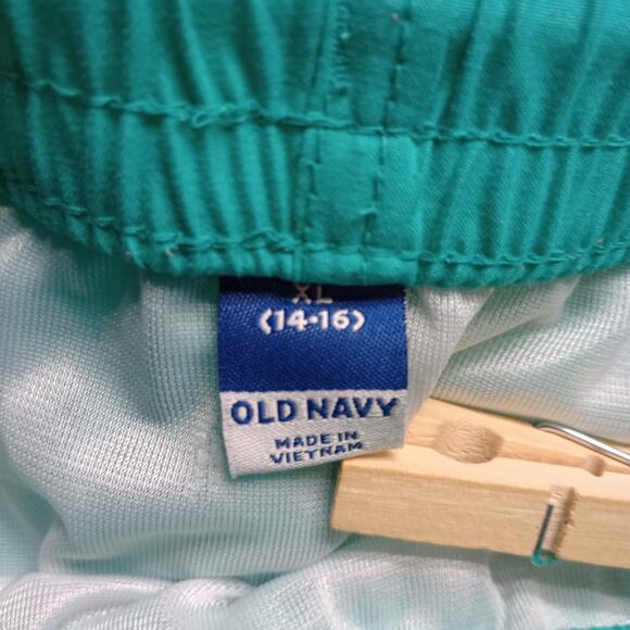 Old Navy Youth Swim Mesh Lined Shorts Green - Picture 5 of 7